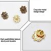 12Pcs 3 Colors Alloy Shield Crown Brooch Pin JEWB-CA0001-17-4
