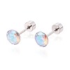 925 Sterling Silver Stud Earrings STER-N016-133B-P-1