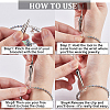6Pcs 3 Colors Iron Alligator Clips AJEW-SC0002-27-5
