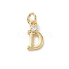 Brass Pave Clear Cubic Zirconia Charms KK-A273-01G-D-1