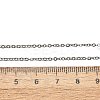 Tarnish Resistant 304 Stainless Steel Cable Chain Necklaces NJEW-E026-04P-3