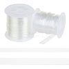 2 Rolls 2 Styles Invisible Stretchy TPU Plastic Transparent Elastic Strap EW-NB0001-09-1