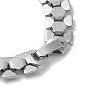 Non-Tarnish 304 Stainless Steel Hexagon Link Chain Bracelets BJEW-Q343-05P-3
