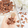 1 Bag Baking Paint Wooden Buttons FIND-GF0006-24B-3