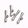 Tarnish Resistant 304 Stainless Steel Toggle Clasps Parts STAS-D142-06C-P-1