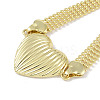 Brass Hollow Ball Chain Bracelets BJEW-H609-02G-2