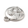 Non-Tarnish 304 Stainless Steel Pendants LS-STAS-P312-08P-3
