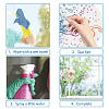 8Pcs 8 Styles Self Adhesive Waterproof PVC Sticker DIY-WH0311-039-5