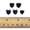 20Pcs 5 Colors Two Tone Glass Mood Beads GLAA-FS0002-33-5