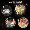 PET Snowflake Pendant Decorations AJEW-WH20020-014B-6