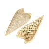 Brass Micro Pave Cubic Zirconia Pendants KK-C162-061G-2