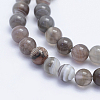 Round Natural Botswana Agate Bead Strands X-G-I166-02-6mm-3