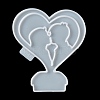 Heart Candle Holder DIY Silhouette Silicone Molds SIL-F007-12D-3