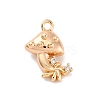 Brass Micro Pave Cubic Zirconia Pendants KK-D288-06G-1