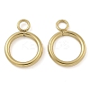Ion Plating(IP) 304 Stainless Steel Pendants STAS-B075-07G-1