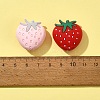 10Pcs 2 Colors Strawberry Food Grade Eco-Friendly Silicone Focal Beads SIL-FS0001-11-5