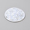 Polyester Iron on/Sew On Patches PATC-WH0022-04C-2