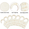 1 Set Wooden Baby Closet Divider WOOD-CP0001-07-3