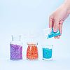 6/0 Baking Paint Glass Seed Beads SEED-OL0002-09-4mm-16-4