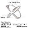 Cross Alloy Cuff Open Rings FS-WG25FE8-02-1