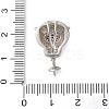 925 Sterling Silver Peg Bail Pendants STER-M092-01P-02-3