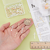 40Pcs 2 Colors Brass Pendants KK-AR0004-56-3