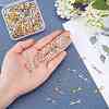 160Pcs 2 Style Zinc Alloy/Stainless Steel Lobster Claw Clasps FIND-PH0004-16-7