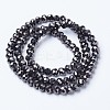 Electroplate Transparent Glass Beads Strands LS-EGLA-A034-T2mm-UA08-2