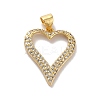 Rack Plating Brass Micro Pave Cubic Zirconia Pendants LS-KK-A160-04G-1