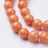 Natural Mashan Jade Round Beads Strands X-G-D263-8mm-XS21-2