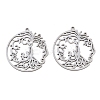 201 Stainless Steel Pendants STAS-I364-02P-1
