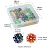 30Pcs 6 Colors Resin Rhinestone Beads RESI-FS0001-64-4