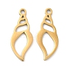 Ion Plating(IP) 316L Surgical Stainless Steel Pendants LS-STAS-D078-15G-1