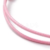 6Pcs 6 Colors Adjustable Waxed Polyester Cord Bracelet Making AJEW-JB01318-02-5