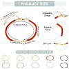 10Pcs 10 Colors Nylon Cord Bracelets Making MAK-GO0001-04-2