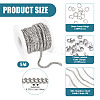 5M 304 Stainless Steel Curb Chains CHS-TA0001-56-4