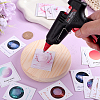 8 Bags 4 Styles Multi-Color Paper Wax Seal Stamp Illustrated Card for Wax Seal Coin AJEW-CP0007-63-3