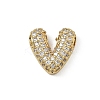 Brass Micro Pave Cubic Zirconia Pendants KK-A300-02G-V-1