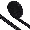 10 Yards Flat Polyester & Spandex Non-Slip Elastic Cord OCOR-HY0001-45-1