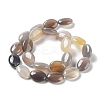 Natural Grey Agate Beads Strands G-L164-A-37-3
