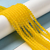 Imitate Austrian Crystal Frosted Glass Beads Strands X-EGLA-A039-T4mm-MD22-4