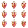 10Pcs Transparent Acrylic Pendants MACR-FS0002-08C-1