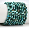 Natural HuBei Turquoise Beads Strands G-B175-A15-2x4mm-2