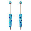 2Pcs Polymer Clay Rhinestones Ball-Point Pen OFST-TA0001-03F-2