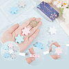 10Pcs 5 Colors Food Grade Eco-Friendly Silicone Beads SIL-SC0001-92-3