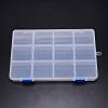Rectangle PP Plastic Bead Storage Container LS-CON-WH0080-79-1