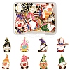 24Pcs 8 Styles Alloy Enamel Pendants ENAM-FS0002-80-1