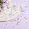20Pcs Rack Plating Eco-friendly Brass Hoop Earring Findings with Latch Back Closure KK-BBC0027-50S-4