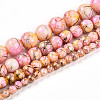 Baking Paint Glass Beads Strands DGLA-N003-6mm-B02-2