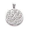 Non-Tarnish 304 Stainless Steel Pendants LS-STAS-F219-01P-2